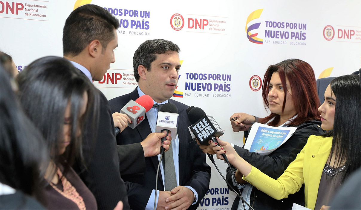 DNP suspende giros de regalias