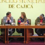 Frank Pearl negociador de diálogos de paz visitó Cajicá