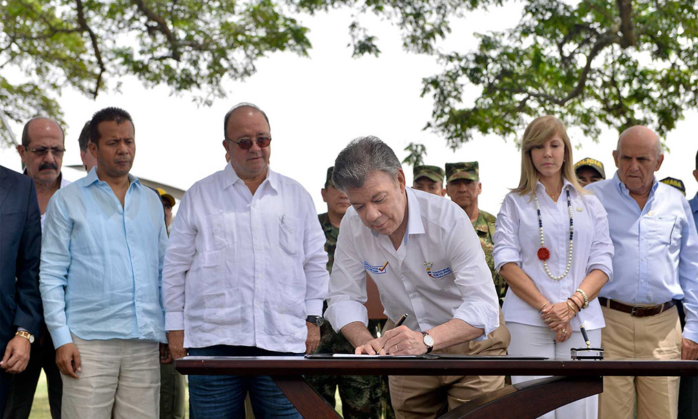 Presidente Santos hizo