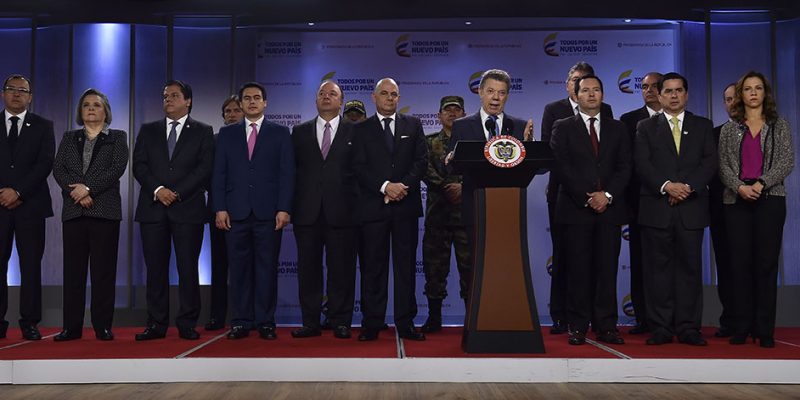 Santos anuncio medidas frente a protesta de transporte de carga