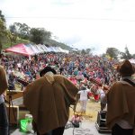 En su ambiente natural la familia campesina zipaquireña disfrutó su fiesta