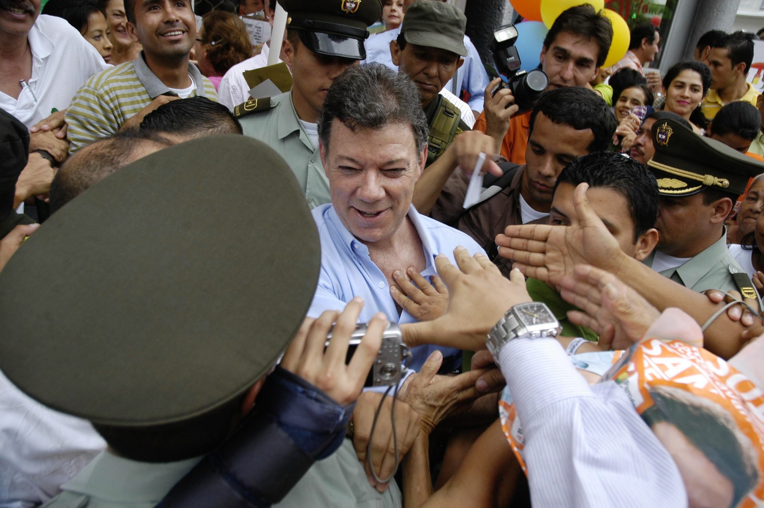 A Juan Manuel Santos Calderón presidente de Colombia le fue otorgado el Premio Nobel de Paz