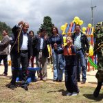 En un ambiente de juegos y alegria para los ninos se inauguro el parque infantil del barrio la Concepcion