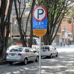 Zonas de Espacio Regulado ZER a mediados de 2017 en Bogotá
