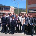 Cajica por ser modelo de educacion publica en el pais fue visitada por Filantropos del Reino Unido