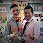 Carlos Feliciano medalla de bronce en open internacional de taekwondo 2