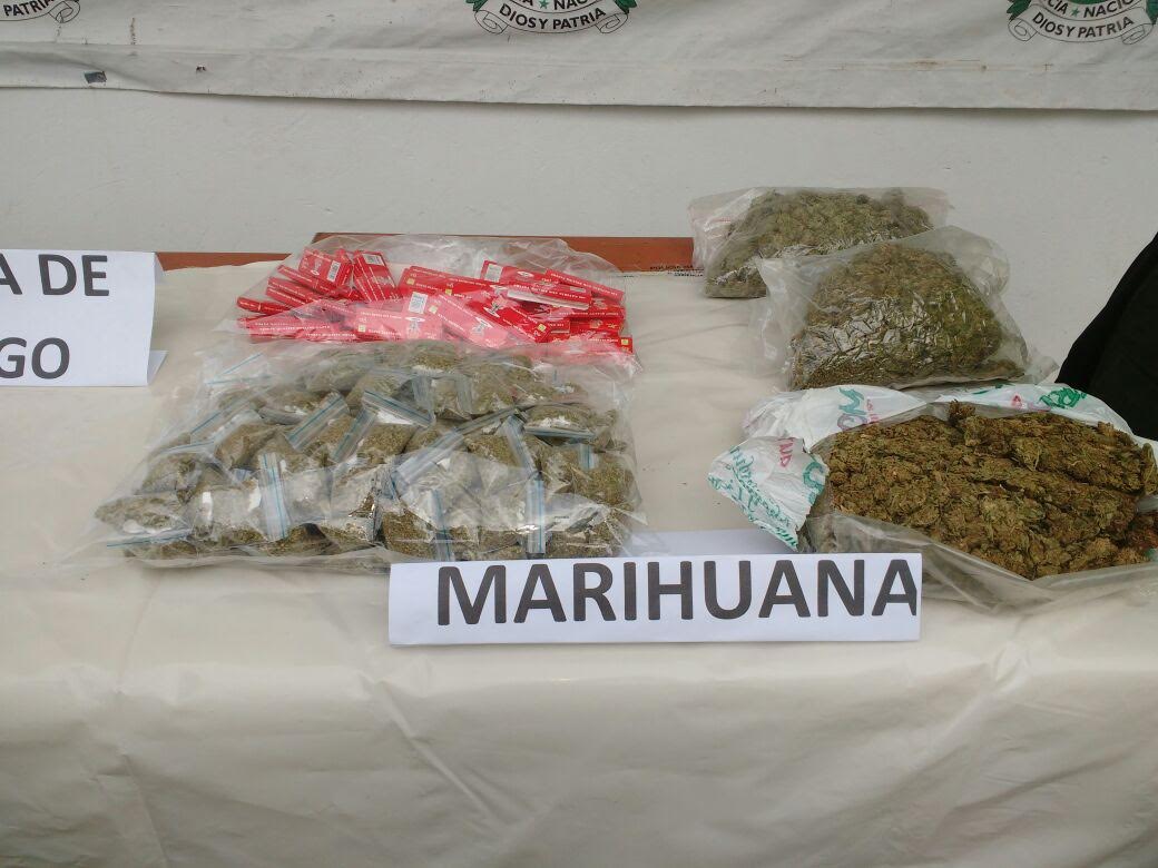 Dos Capturas en Gachancipá por estupefacientes y porte de armas de fuego