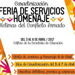 En Facatativa feria de servicios y homenaje a las victimas del conflicto