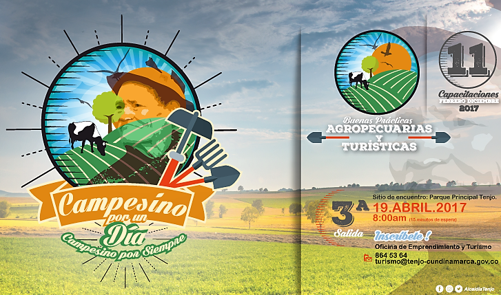 Este 19 abril una nueva jornada del programa Campesino por un Día Campesino por Siempre