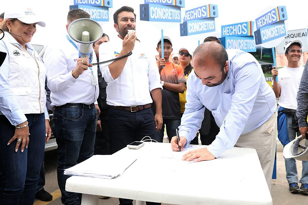 Iniciaron las obras de renovación del tramo vial entre Nemocón y Zipaquirá