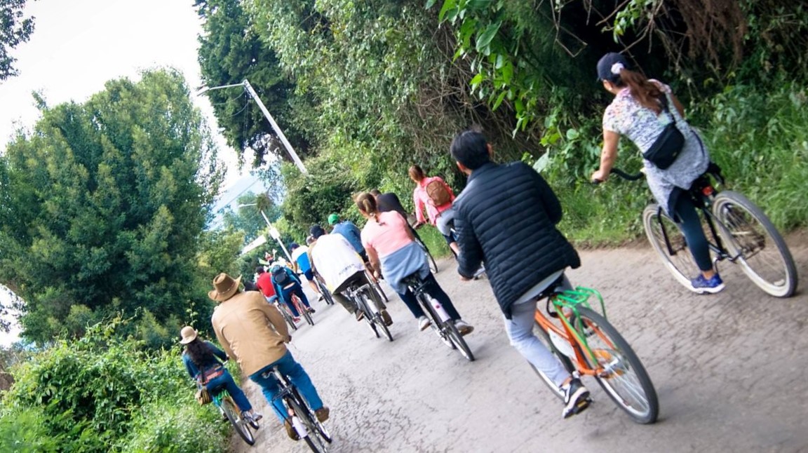 Tenjo disfrutó de lo mejor de la bicicleta antigua y moderna3