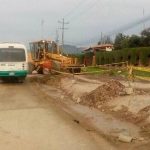 Tras ser aplazada por las fuertes lluvias se reinició la obra de la Vía San Gabriel