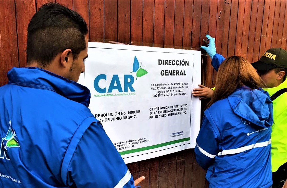 Cierran 31 curtiembres por contaminar el Río Bogotá