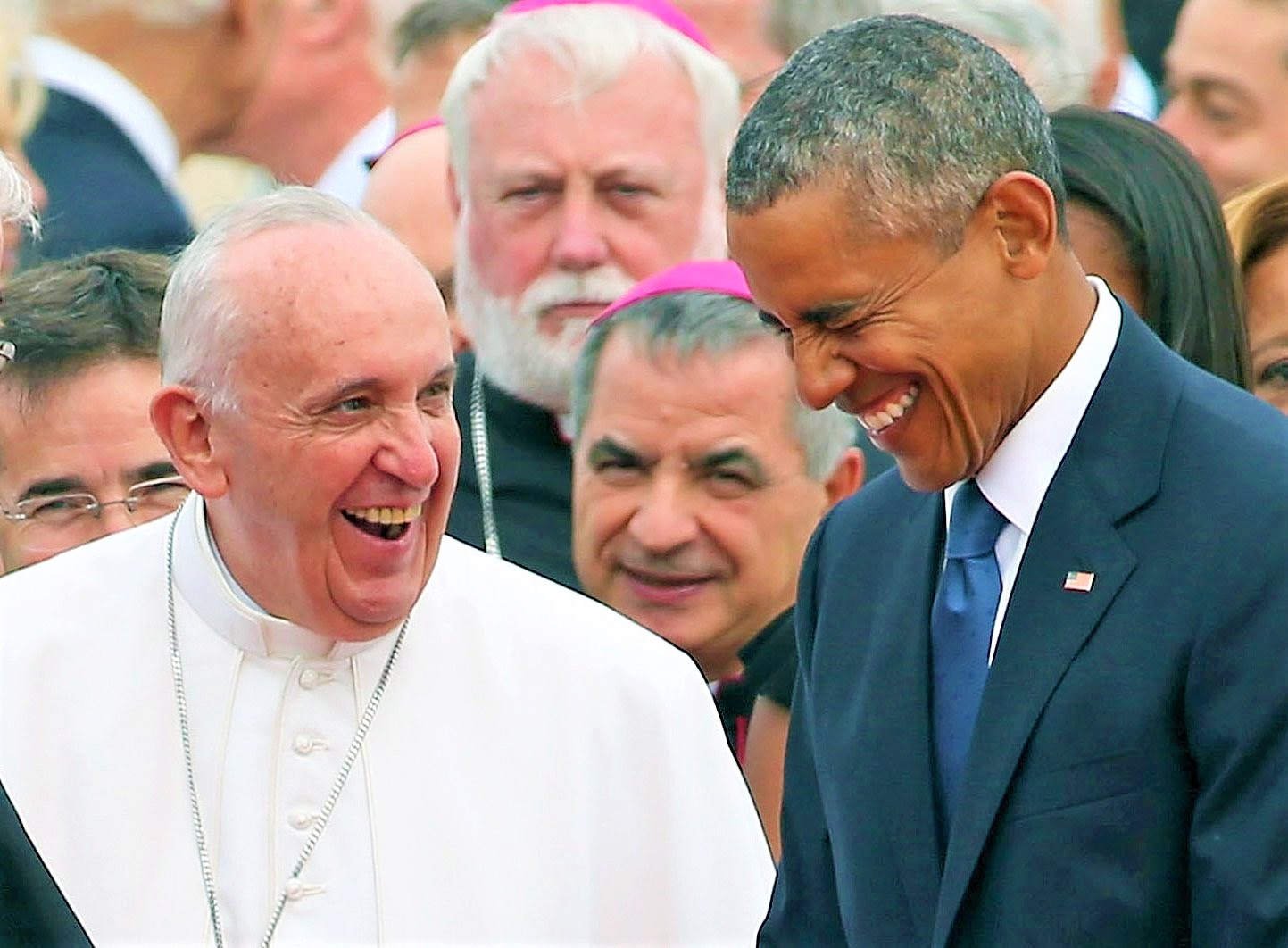 Las carcajadas del Papa Francisco