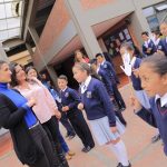 Ministra de Educación recorrió obra de infraestructura de IE de Cajicá