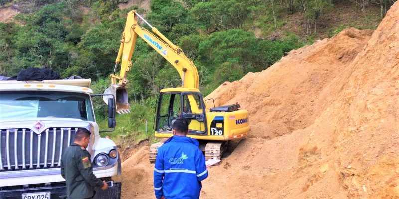 Operativo contra la minería ilegal en la regional Sabana Occidente