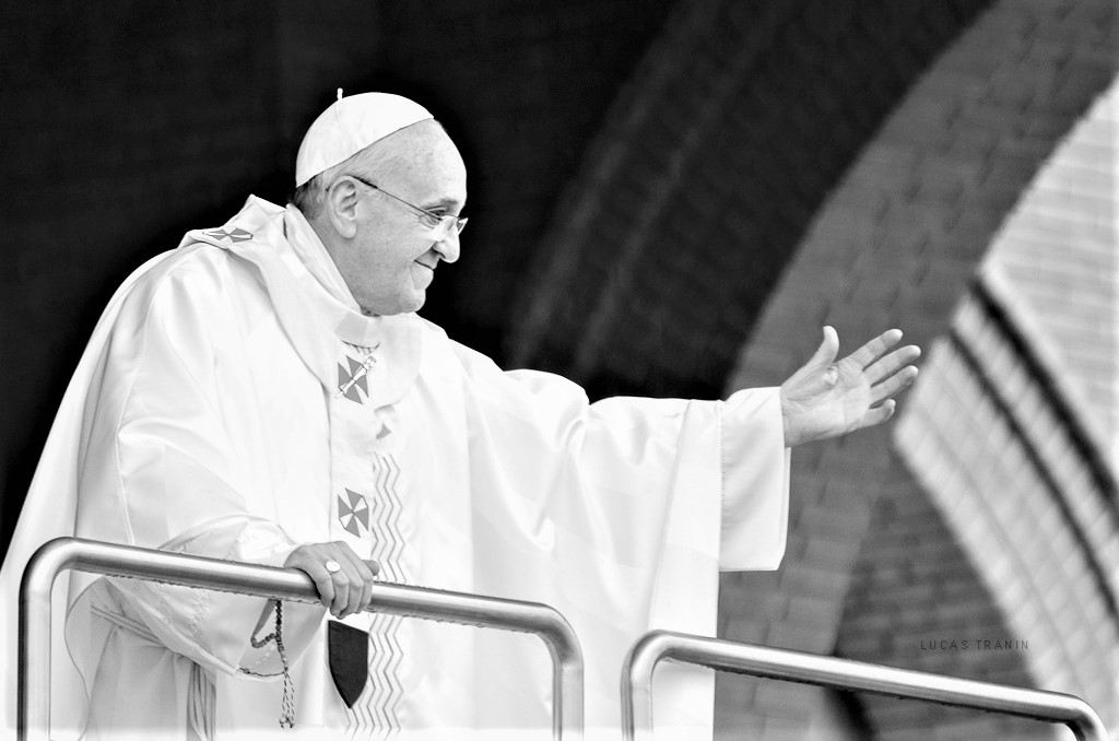 Una estatua de sal para el Papa