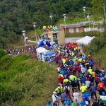 Gigantesca participación en la BiciTravesía Tabio Chía