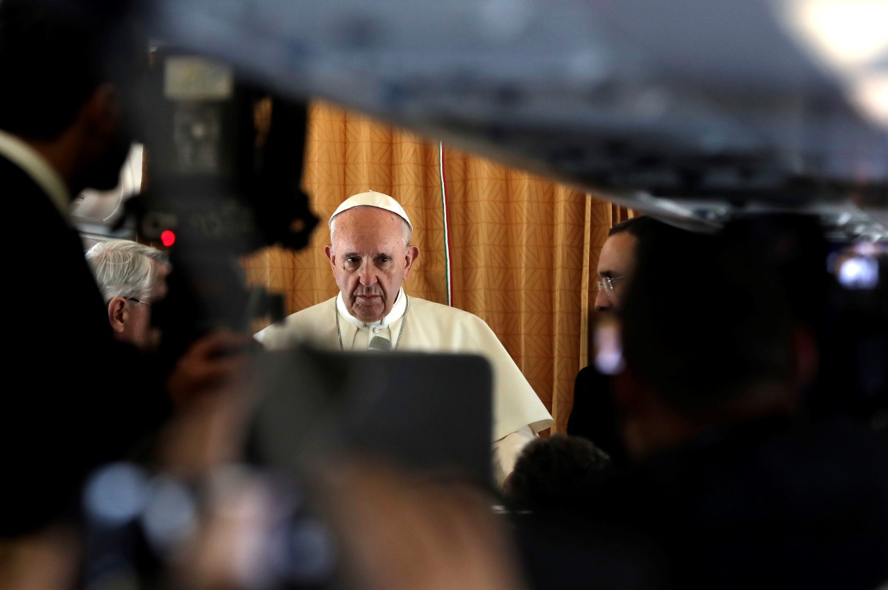Los medios en la visita papal