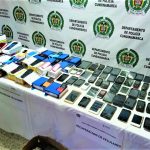 Policia de Facatativa incauto 179 celulares