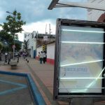 Vandalos destruyen mogadores en paraderos del centro de Zipaquira