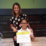 Yeray Mariana Colmenares estudiante de Sopo ganadora del Concurso Nacional del Cuento2