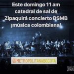 Banda sinfónica metropolitana de Bogotá en Catedral de Sal1