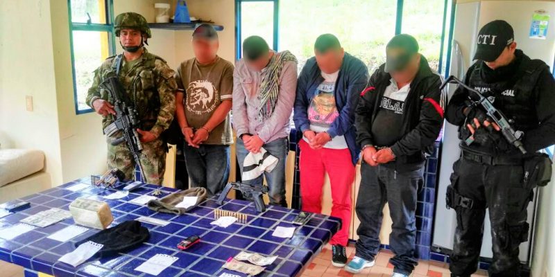 En Pacho Gaula Militar desmantelo la banda El Indio