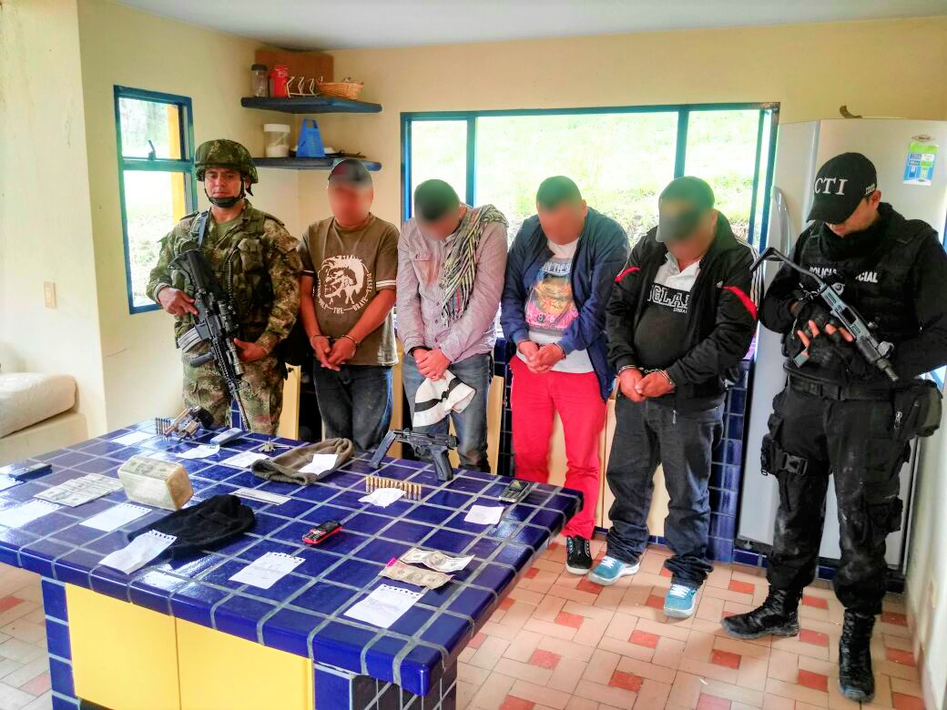 En Pacho Gaula Militar desmantelo la banda El Indio