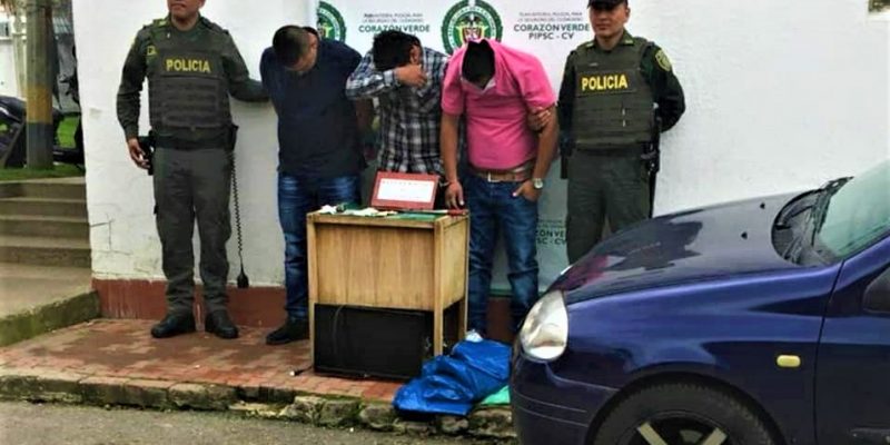 Capturados tres apartamenteros en Zipaquirá1