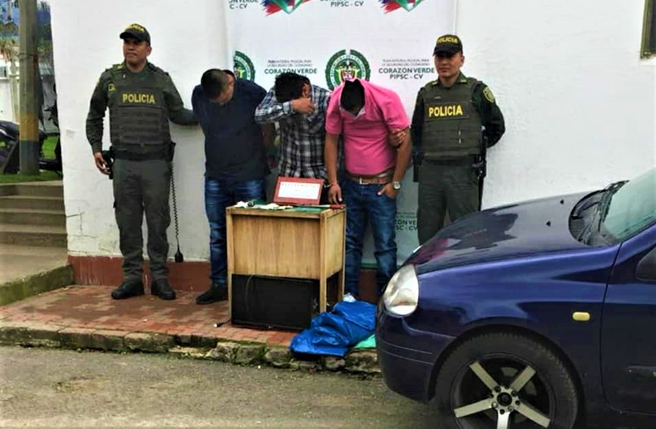 Capturados tres apartamenteros en Zipaquirá1