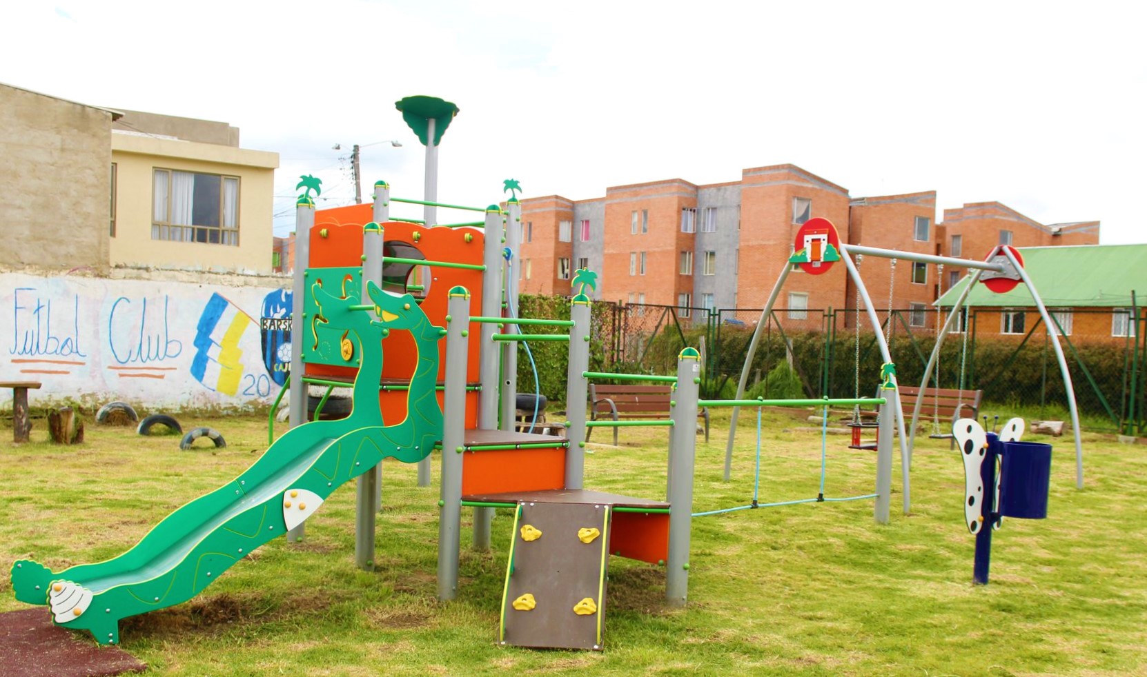 Alcaldía de Cajicá entregó parque biosaludable y su iluminación