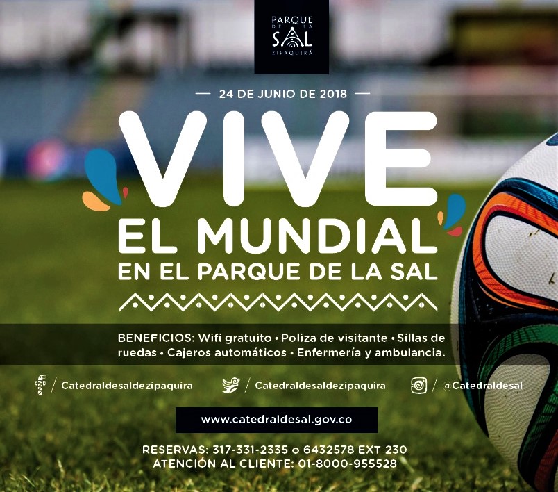 El Mundial llega al Parque de la Sal para hacer parte de una experiencia única