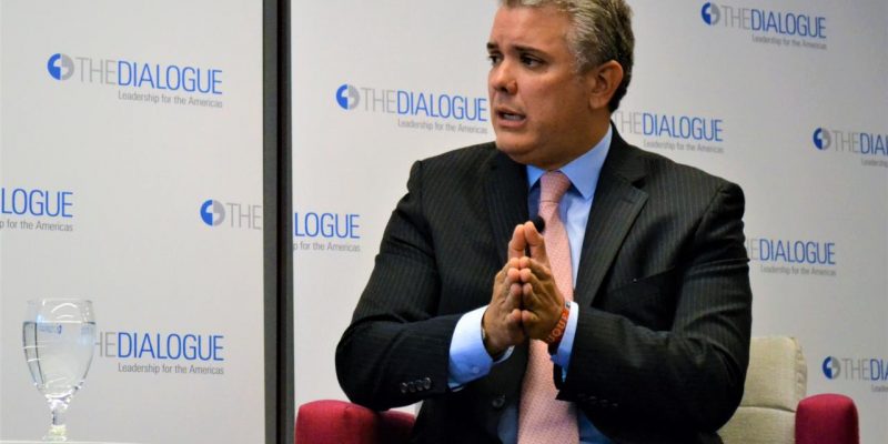 Alcaldes y con el presidente electo Ivan Duque