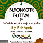 Cajica sede de Busongote Primer Festival de Amasijos y Dulces