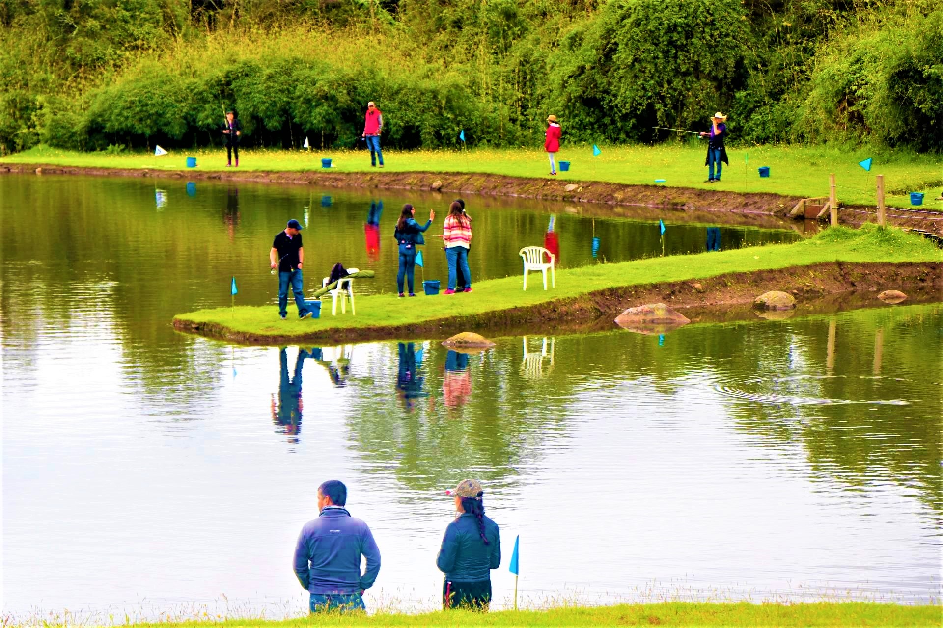 Inolvidables momentos de alegria y entusiasmo en el primer torneo de pesca deportiva de Sopo