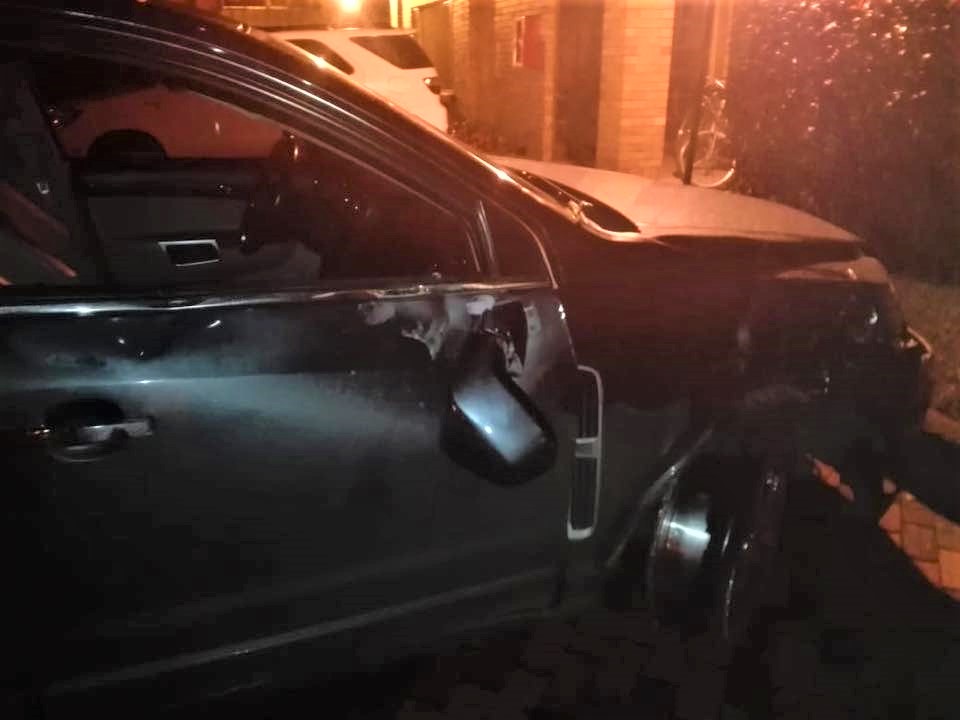 Acaba de entregarse Daniel Peralta quien habia atropellado a moteros en Chia