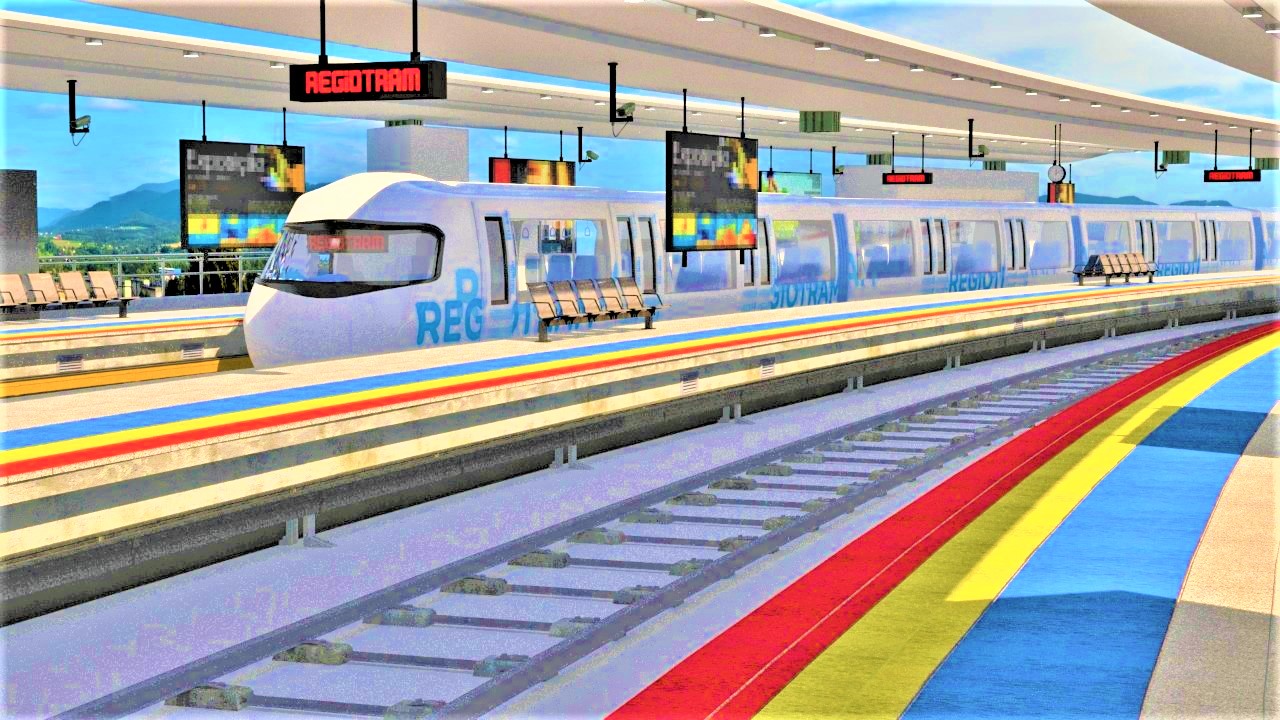 En la feria de tecnologia del transporte en Alemania se presenta el Regiotram de Occidente