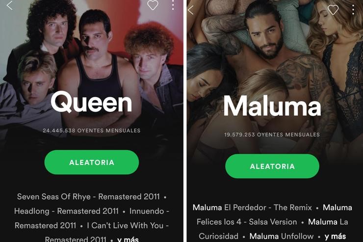 Queen supera los artistas de la musica actual