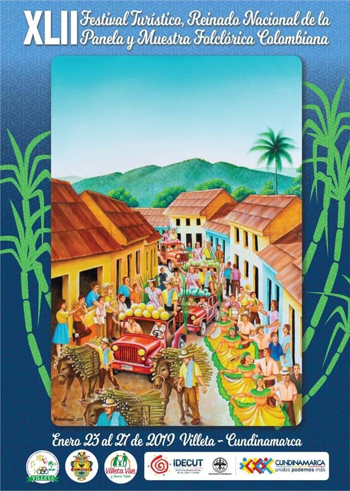 Festival turistico y Reinado Nacional de la Panela N 42 en Villeta