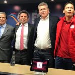 Hinchas de Nacional y Millonarios dan un buen ejemplo de convivencia