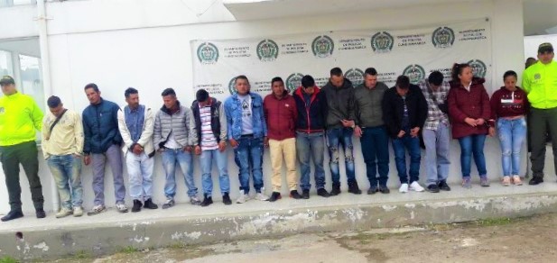 Duro reves a red de trafico de drogas en Zipaquira