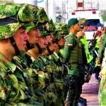 Ejercito apoya en Chia acciones de seguridad en Semana Santa