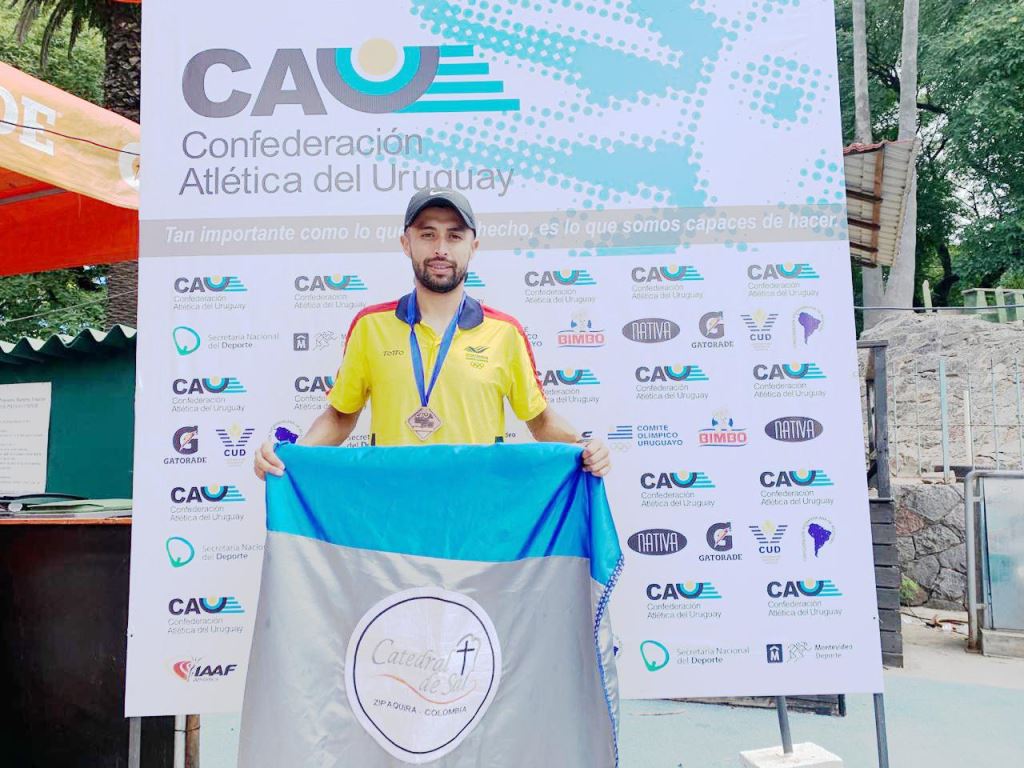 Fredy Espinosa un gran deportista de Zipaquira que tambien se destaca internacionalmente