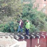 Contralor de Cundinamarca y alcalde de Nemocon revisaron en Zipaquira la linea ferrea