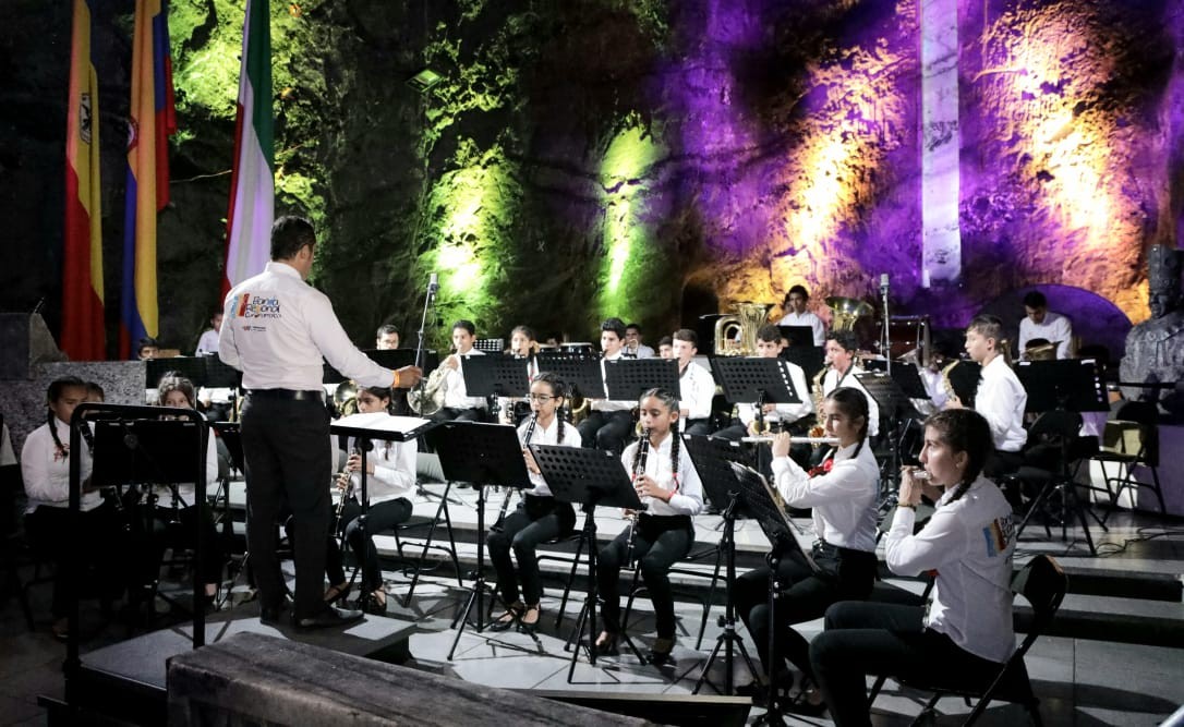 Bandas Sinfonicas de Cundinamarca orgullo nacional presentes en Catedral de Sal 1