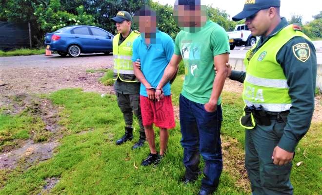 En Madrid Cundinamarca capturados dos venezolanos por asalto a microbus