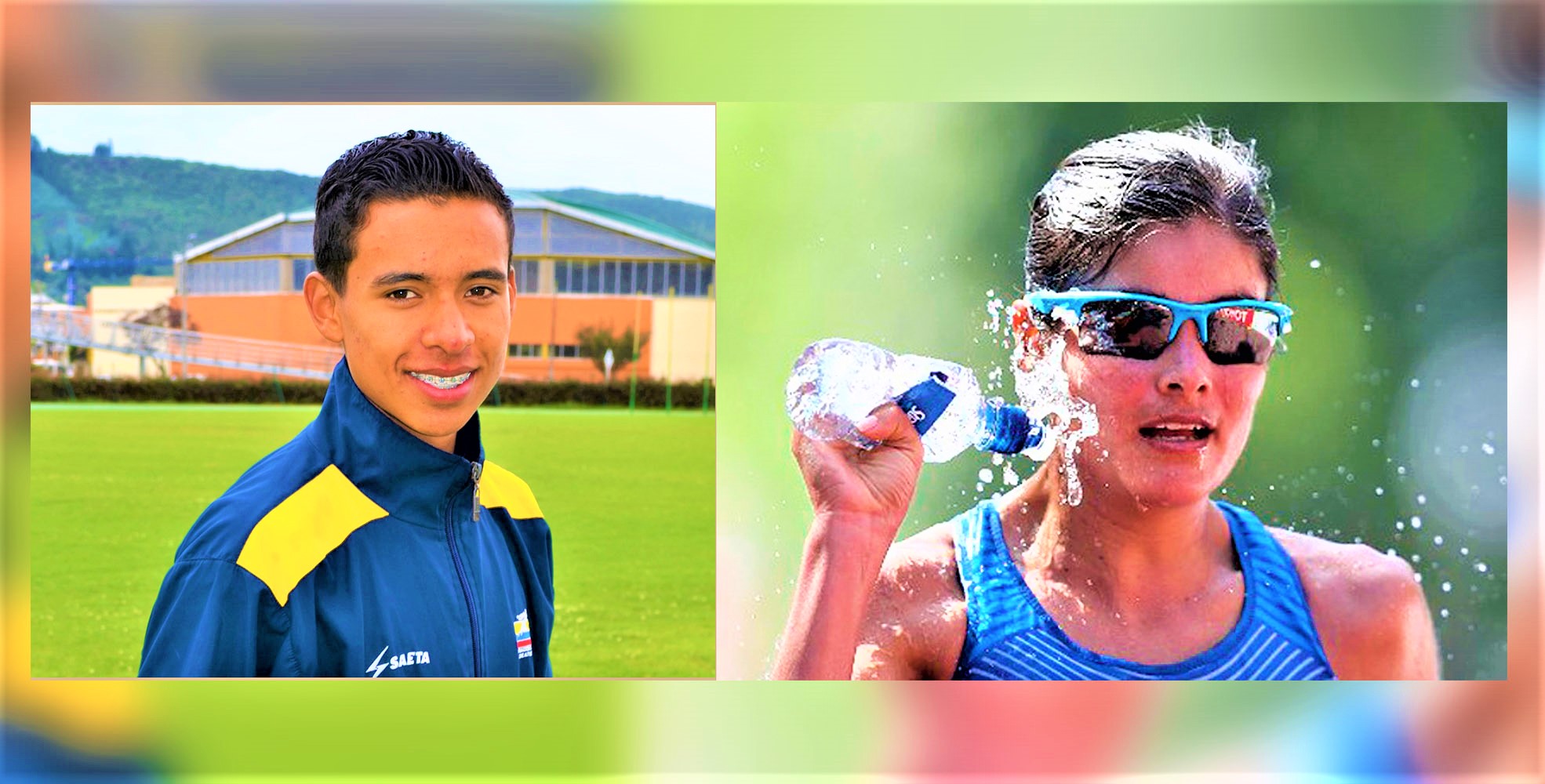 Sandra Galvis y Santiago Hernandez en los Juegos Panamericanos de Lima 1