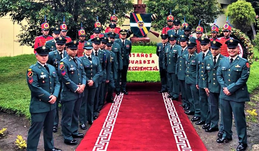91 anos en defensa del Honor cumple la Guardia Presidencial de Colombia