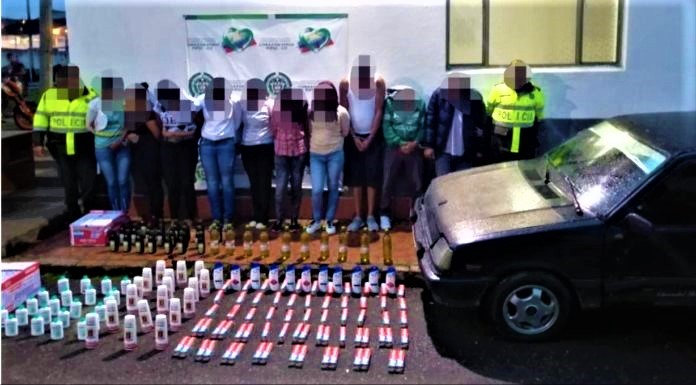 Presuntos ladrones a supermercado en Zipaquira fueron judicializados2
